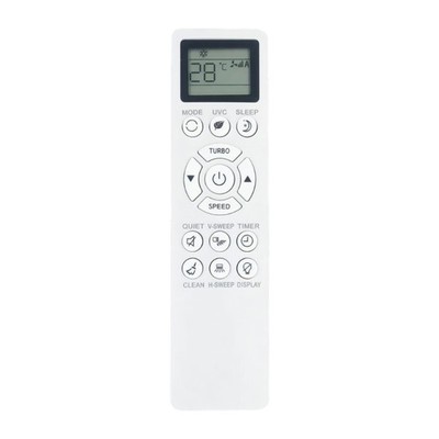 White Remote With Large Screen For KKG23A-C1 Air Conditioners Remote Control