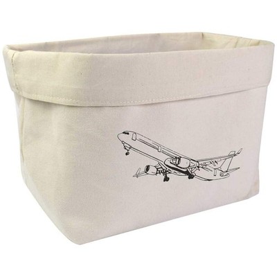 Großer Canvas-Organizer/Aufbewahrungstasche ''Flugzeug abheben'' (OR00032887)