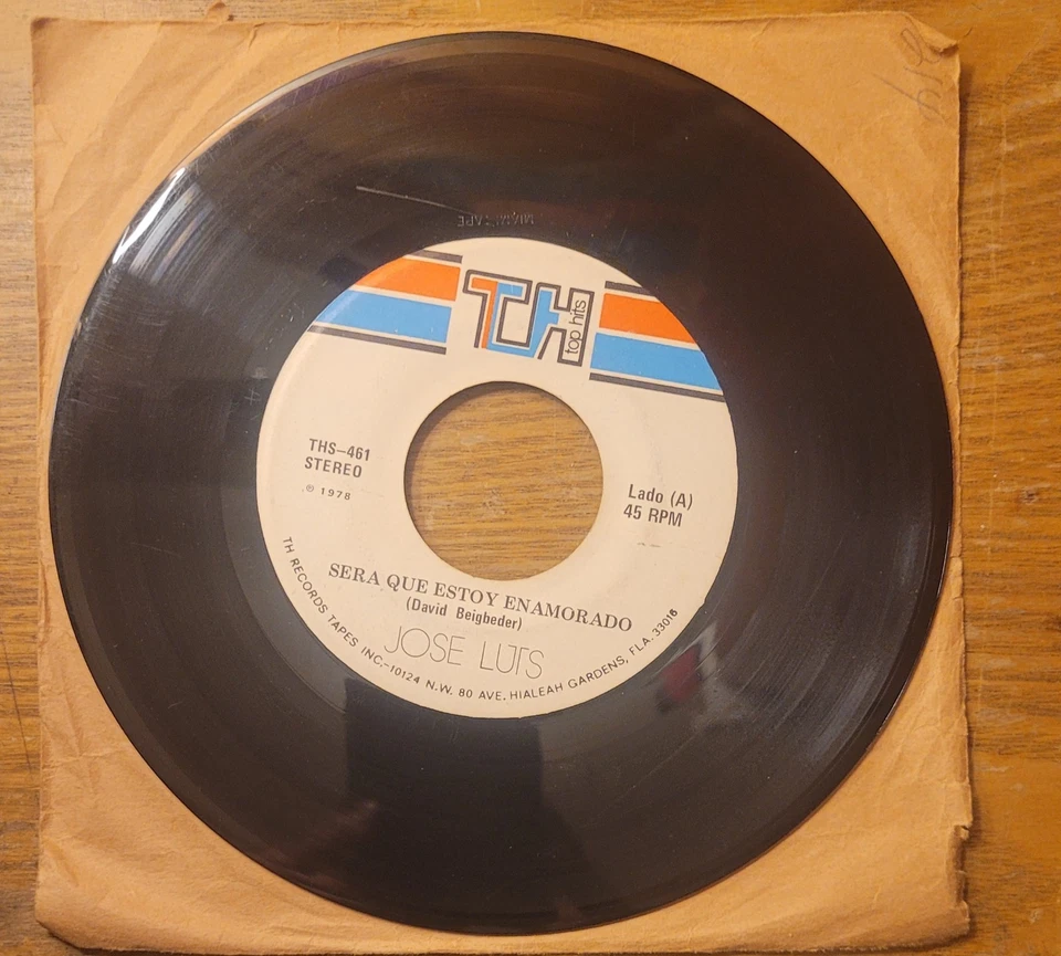 JOSE LUIS - ES ELLA / LA NOVIA DE TOMAS- RARE MEXICAN 7" SINGLE CS, LATIN ROCK - Image 2 of 3