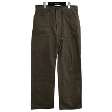 For Men Buzz Rickson’s Used Buzz Rickson s TROUSERS WORKING BROWN DENIM Pants BR