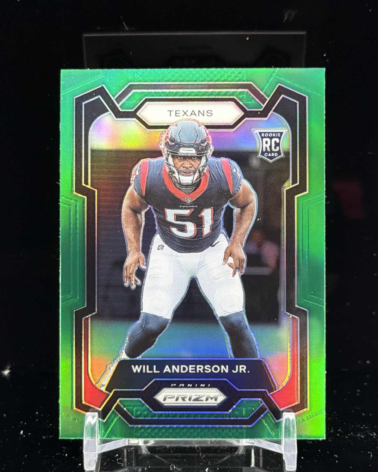 Will Anderson 2023 Panini Prizm - Rookies #342 Green Prizm (RC)