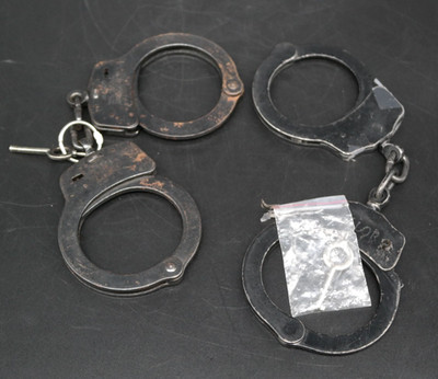Lot of 2 - Smith & Wesson M-100 & Valor Handcuffs with Keys