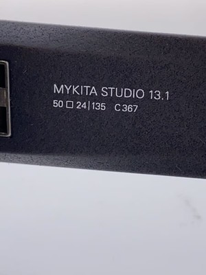 MYKITA STUDIO13.1 Sunglasses, Plastic, Black/Grey, Men's, Size