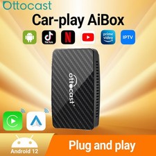 Wireless CarPlay AI box Android Auto Adapter Converter WIFI w/ Netflix YouTube