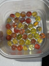 LOT 5 Vintage 1940's 1950's MARBLES LOT of 40 Pieces Excellent Conditions