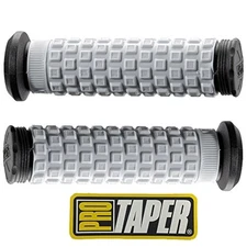 Pro Taper Pillow Top Handlebar Grips Grey Vibration Reducing Tacky Gel Pair