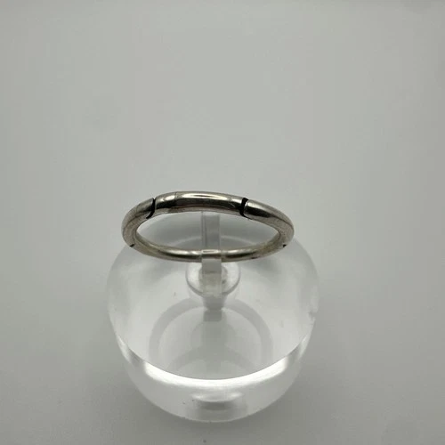 Vintage  Sterling Silver .925 Made in Mexico tube band - 1 grams size 8.5