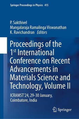 Proceedings of the 1st International Conference on Recent Advancements in Materi