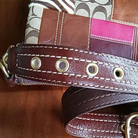 Patchwork COACH Shoulder Bag Discounted Lightweig… - image 19