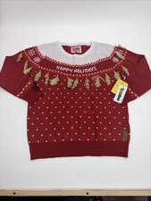 NWT Women s UGLY CHRISTMAS SWEATER FROM TIPSY ELVES with Tassels Sz L