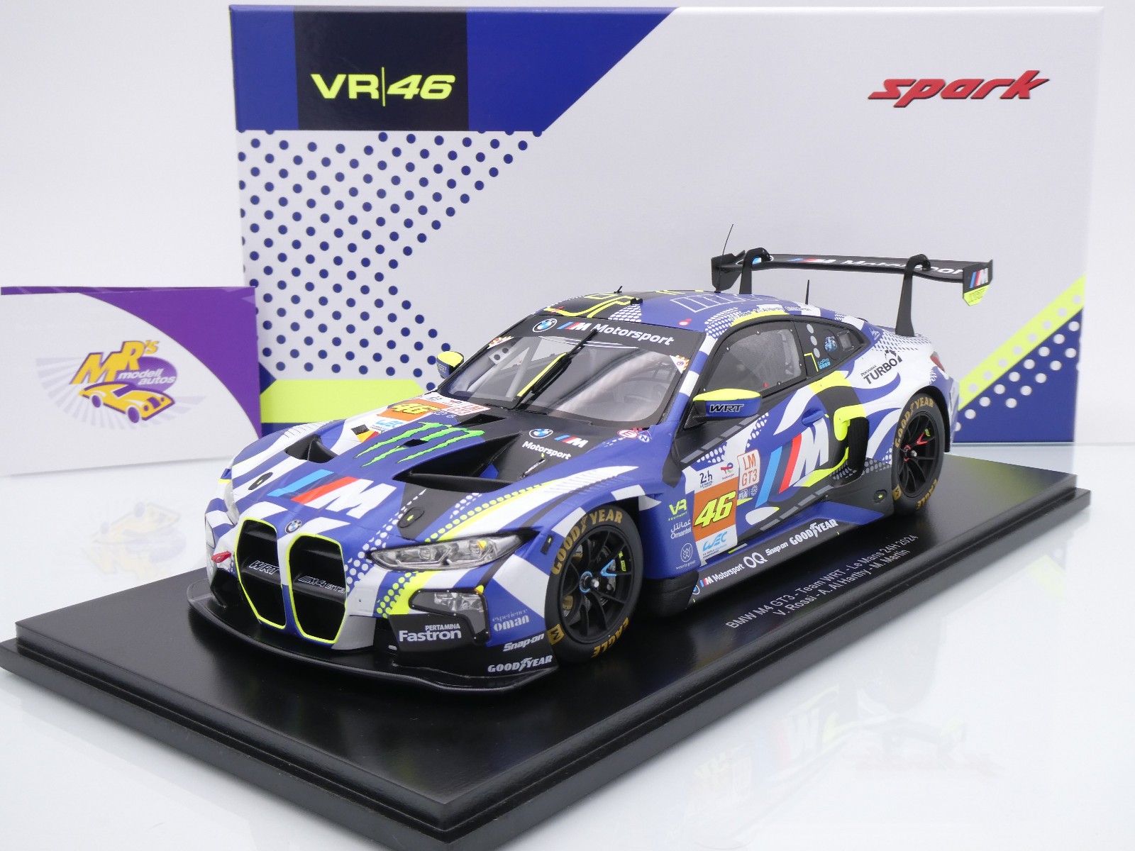 Spark 18S669 BMW M4 GT3 46 24h Le Mans 2024 Team WRT Valentino Rossi 118