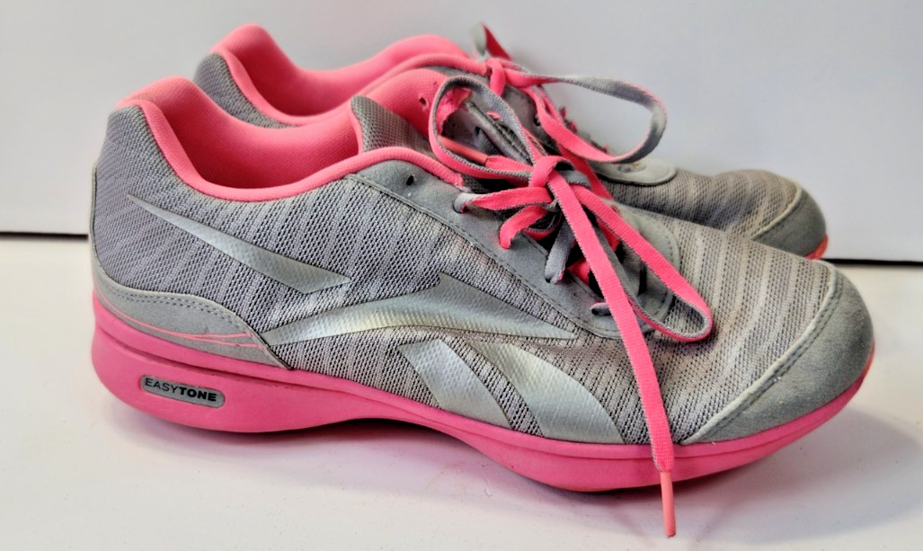 REEBOK WOMENS SZ 9 EASYTONE MOVING AIR GREY AND PINK thumbnail 6