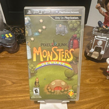 Sony PixelJunk Monsters Deluxe PSP NTSC-U/C E 2009 Manual Included