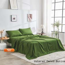 Doz By Sijo Doz 100 Gots Certified Organic Cotton Sheet Set Crisp Percale Weave
