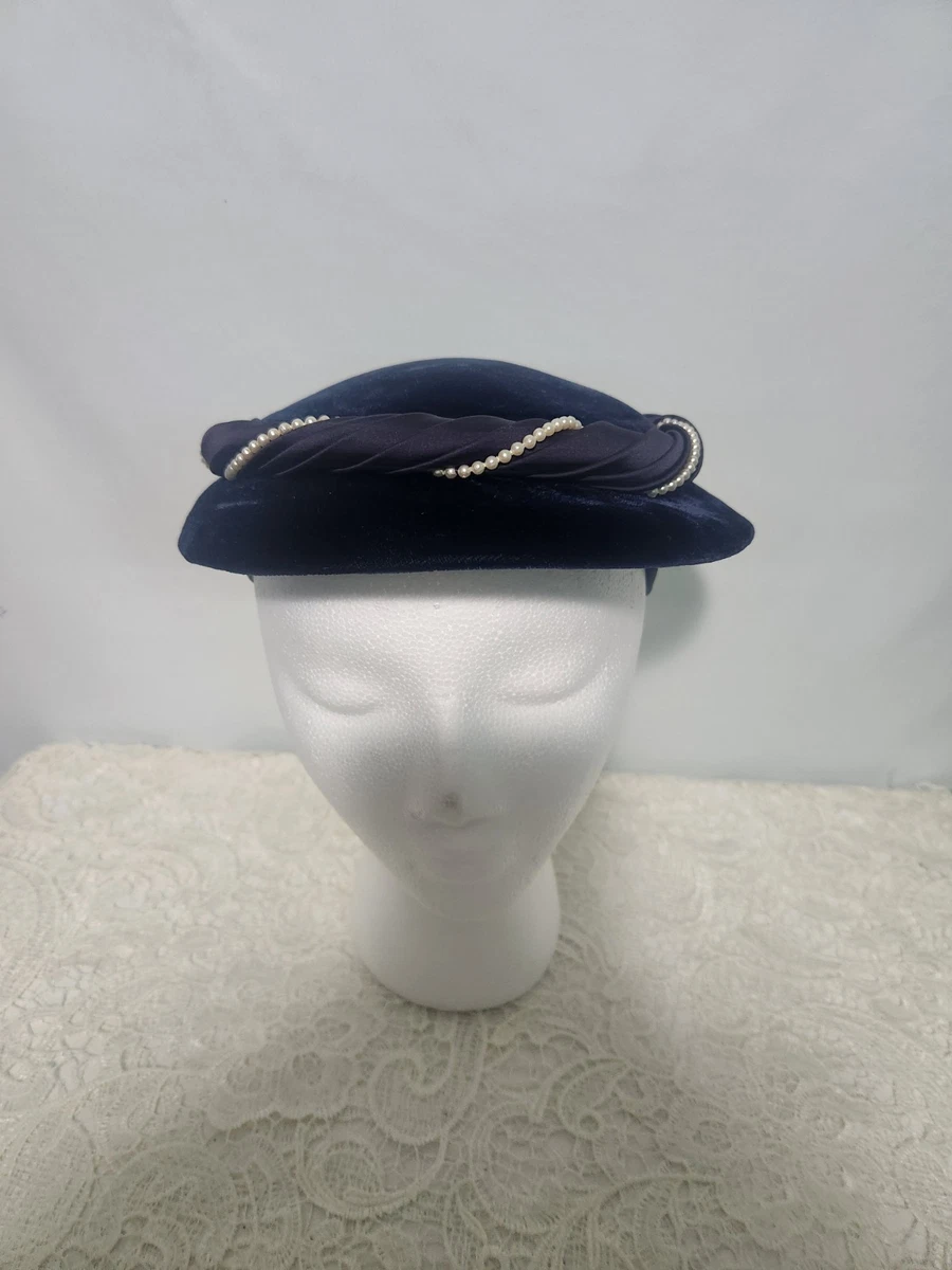 Church Blue 1950s Vintage Hats for Women for sale | eBay display picture 3
