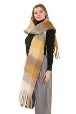 Heat Machine Womens Blanket Scarf Chunky Winter Scarf, Oversized Warm Shawl Wrap