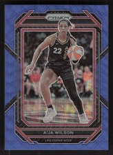 2023 Panini Prizm WNBA #25 A'ja Wilson Blue Wave