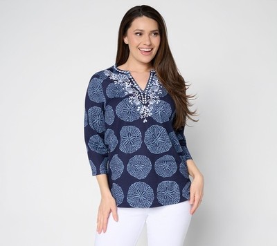 Belle by Kim Gravel Belle Beach by Kim Gravel Cabana Knit Sand to Soiree Tunic T