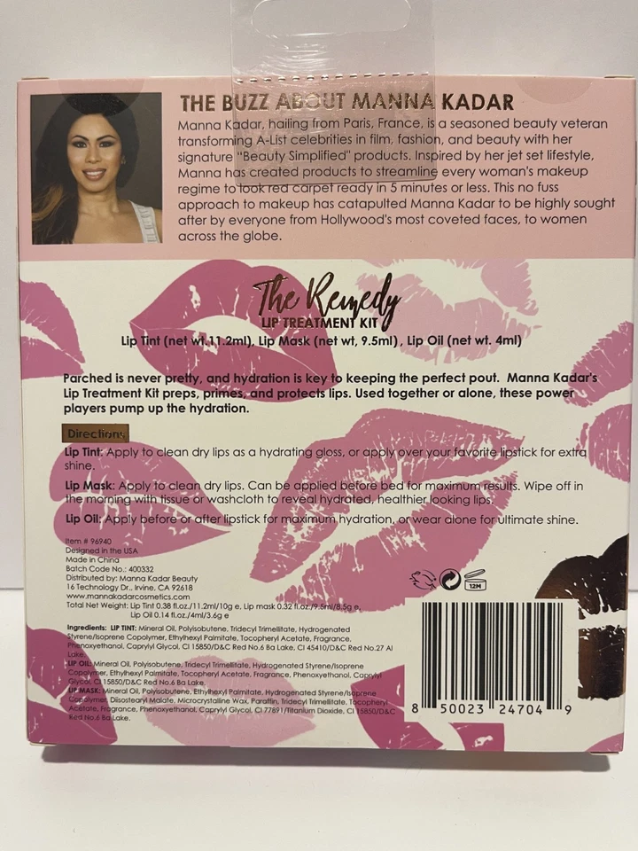 Productos de belleza Manna Kadar para labios - Kit de tratamiento de labios remedio Foto 2 de 2