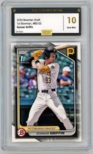 2024 Bowman Draft 1° Bowman Konnor Griffin RC ROOKIE #BD-22 GEM MINT GAS 10 QTY
