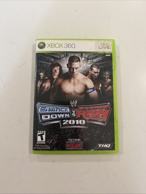 WWE SmackDown vs. Raw 2010 (Microsoft Xbox 360, 2009) Tested & Working