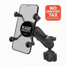 RAM Mount X-Grip Torque Handlebar Rail Clamp Phone Mount RAM-B-408-75-1-UN7U