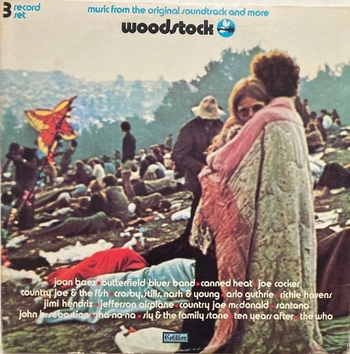 Woodstock Original Soundtrack LP Cotillion SD 3-500 *LP 1 ONLY- NO COVER** GOOD - Picture 2 of 9