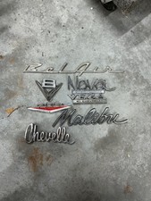 Vintage Automobile Emblems Lot Of 7