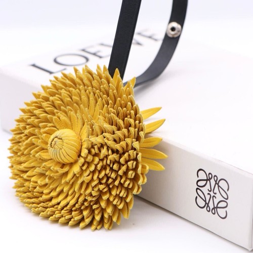 With accessories LOEWE Dalia Flower Charm Bag Charm Loewe