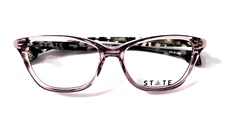 STATE DREXEL PINK CLOUD STONE NEW WOMEN AUTHENTIC EYEGLASSES FRAMES 54-17-140