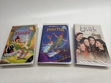 Disney VHS Collection - Used Great Condition! Bambi, Peter Pan, Little Women