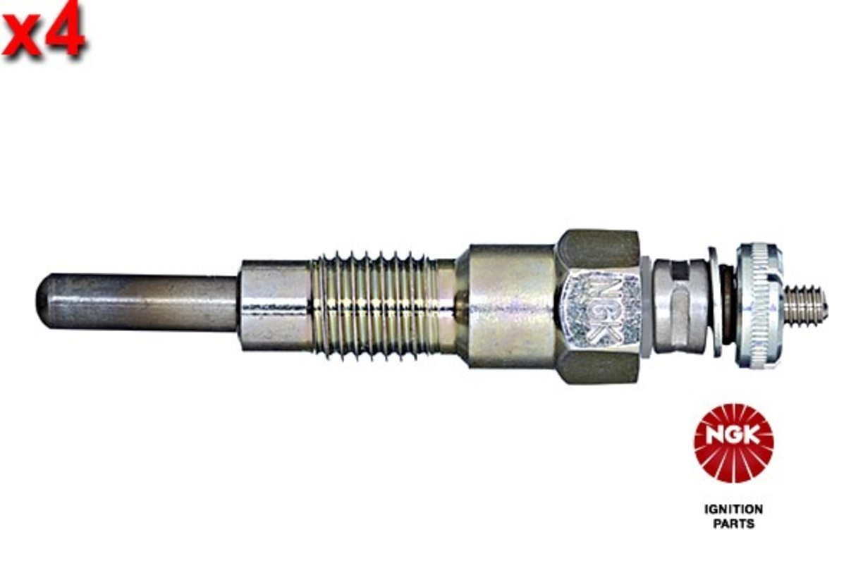 NGK 4x Glow Plug For NISSAN Pick Up 720 D21 83-91 11065-10G00