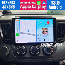 For Toyota RAV4 2013-2018 Apple Carplay Car Stereo Radio GPS Android 13 4 64G