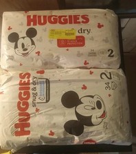 Huggies Snug  Dry Leakproof Baby Diapers Size 2 Disney Mickey - 68 Count