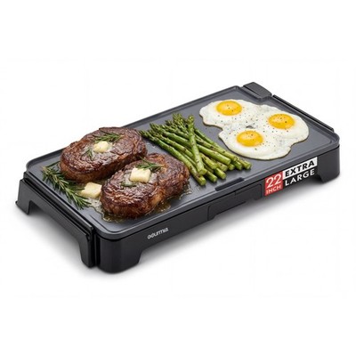 Gourmia 22'' XL Electric Griddle, Nonstick, Ceramic, Tabletop