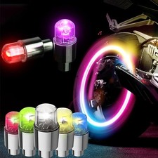 24x Car Auto Wheel Tire Tyre Air Valve Stem Led Light Caps Cover Accessories Us