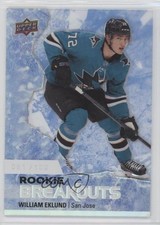 2021-22 Upper Deck Series 2 Rookie Breakouts 81/100 William Eklund #RB8 0rb9