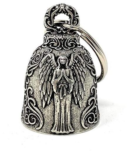 Bravo Bells - Angel Motorcycle Biker Bell Accessory or Key Chain for Luck - 