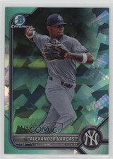 2022 Bowman Sapphire Chrome Prospects Aqua 4/55 Alexander Vargas #BCP-140 1i7n