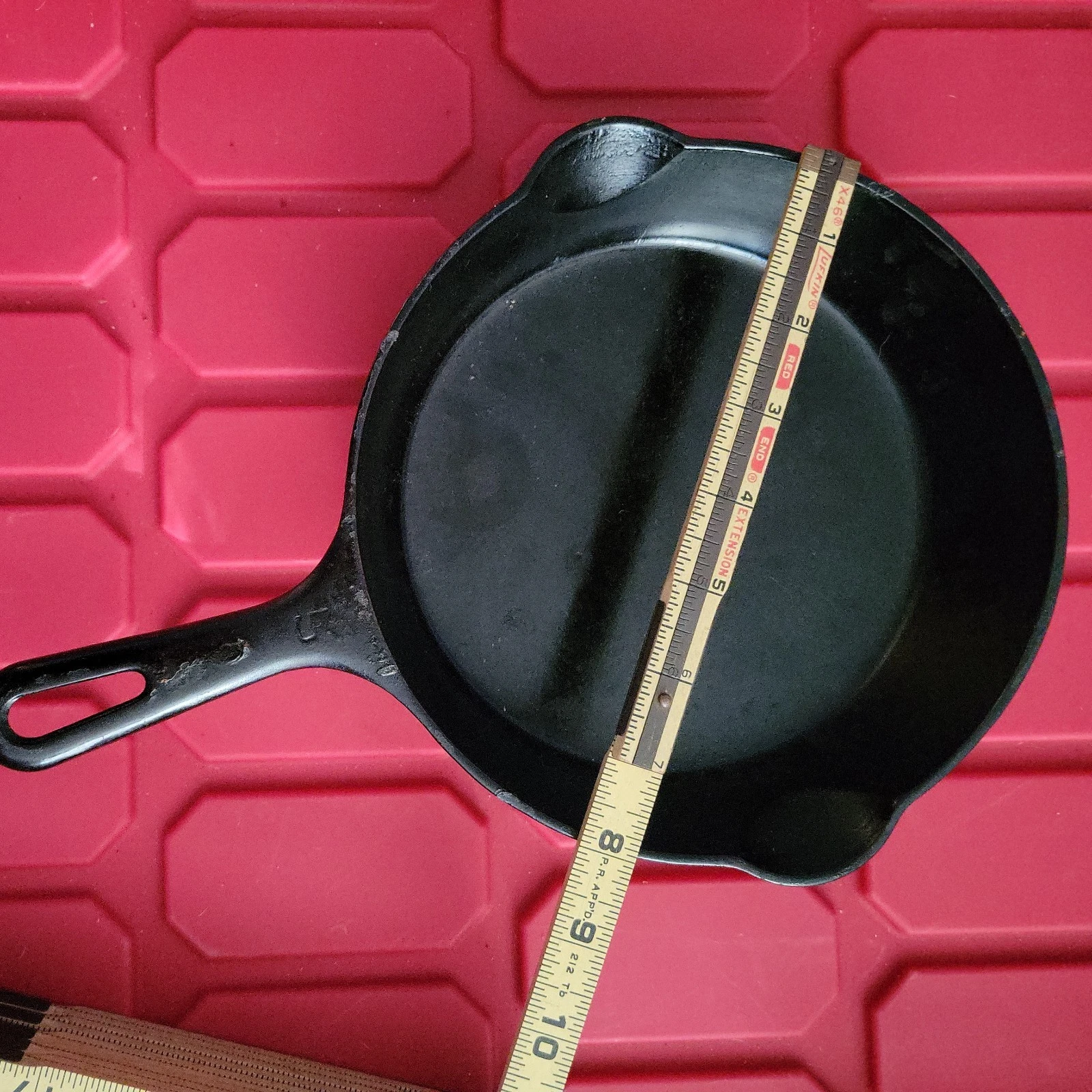 Antique Griswold No 5 Small Logo Early Smooth Handle Cast Iron Skillet 724 M