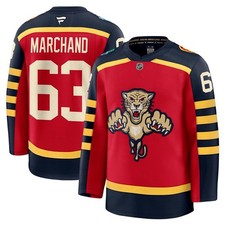 Florida Panthers Marchand 63 2026 NHL Winter Classic Jersey Red Size 52
