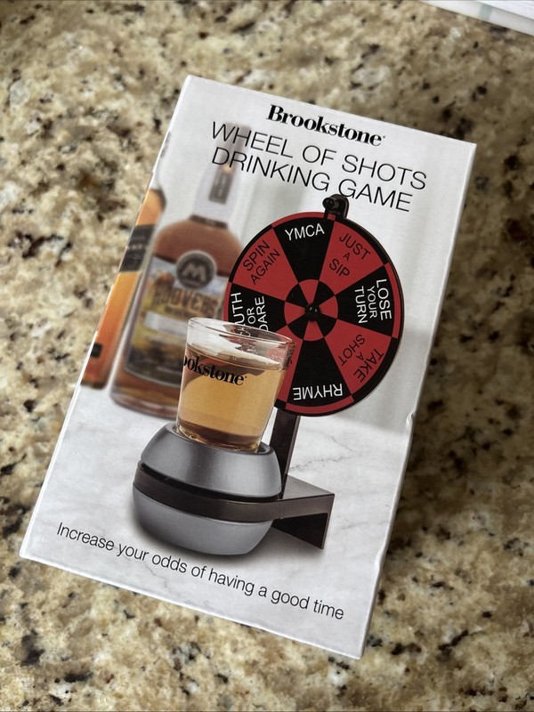 Brookstone Wheel Of Shots Drinking Game