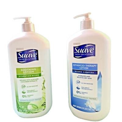 Suave Skin Solutions Soothing Hydration / Advance Therapy One Bottle Of Each