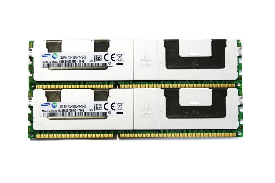 Samsung 32GB M386B4G70DM0-YK03 4Rx4 PC3L-12800L 1600MHz ECC Server Memory RAM - Image 2 of 4