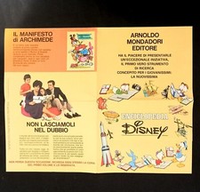 ENCICLOPEDIA DISNEY - Poster Mondadori Gentilini. Topolino - 1971
