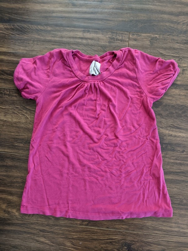 Size 4 5 S Peek Nordstrom Girl Magenta Pink T-shirt Tshirt Tee Short Sleeve Top