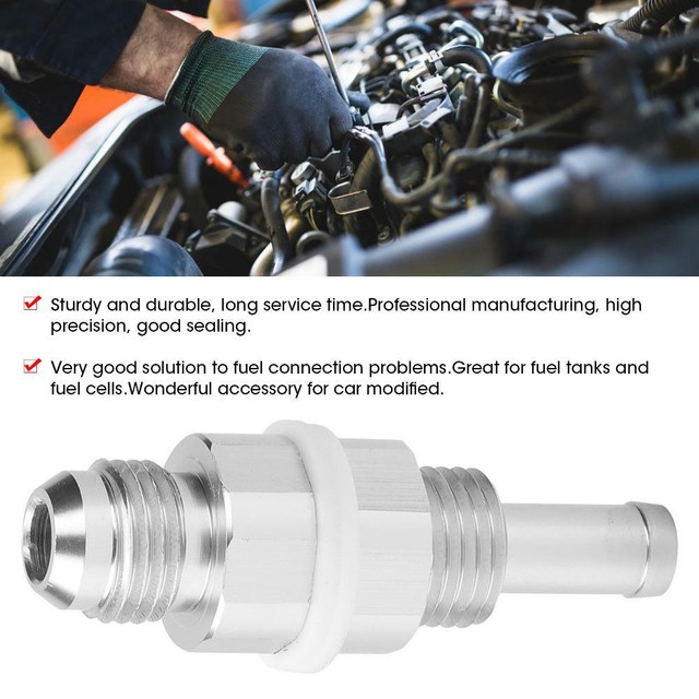 AutoCar Refit Part Fuel Tank Male Flare Bulkhead to AN6 5/16 Hose