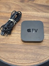 Apple TV 3rd Generation WiFi Media Streamer Black A1469 No Remote Powers On