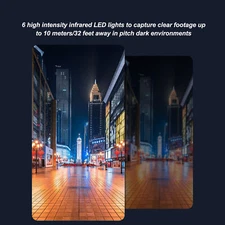 Body Worn Camera 1080P 100 Degree Wide Angle Wearable Camera with Back Clip