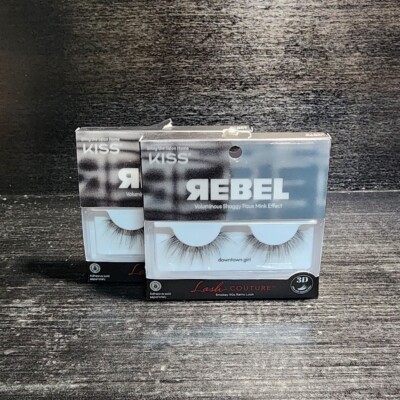(2 Pack) KISS Lash Couture Rebel Collection Downtown Girl Smokey 90S Retro Look